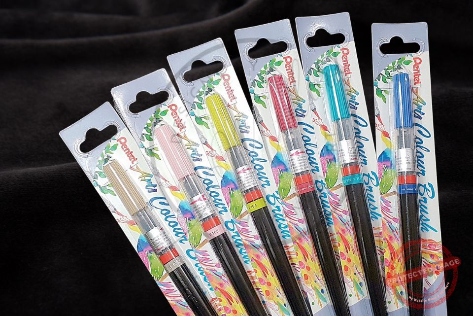 ぺんてるアートブラッシュ香港限定色