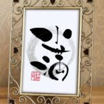 二十四節気『小満』（しょうまん）の筆文字アート作品