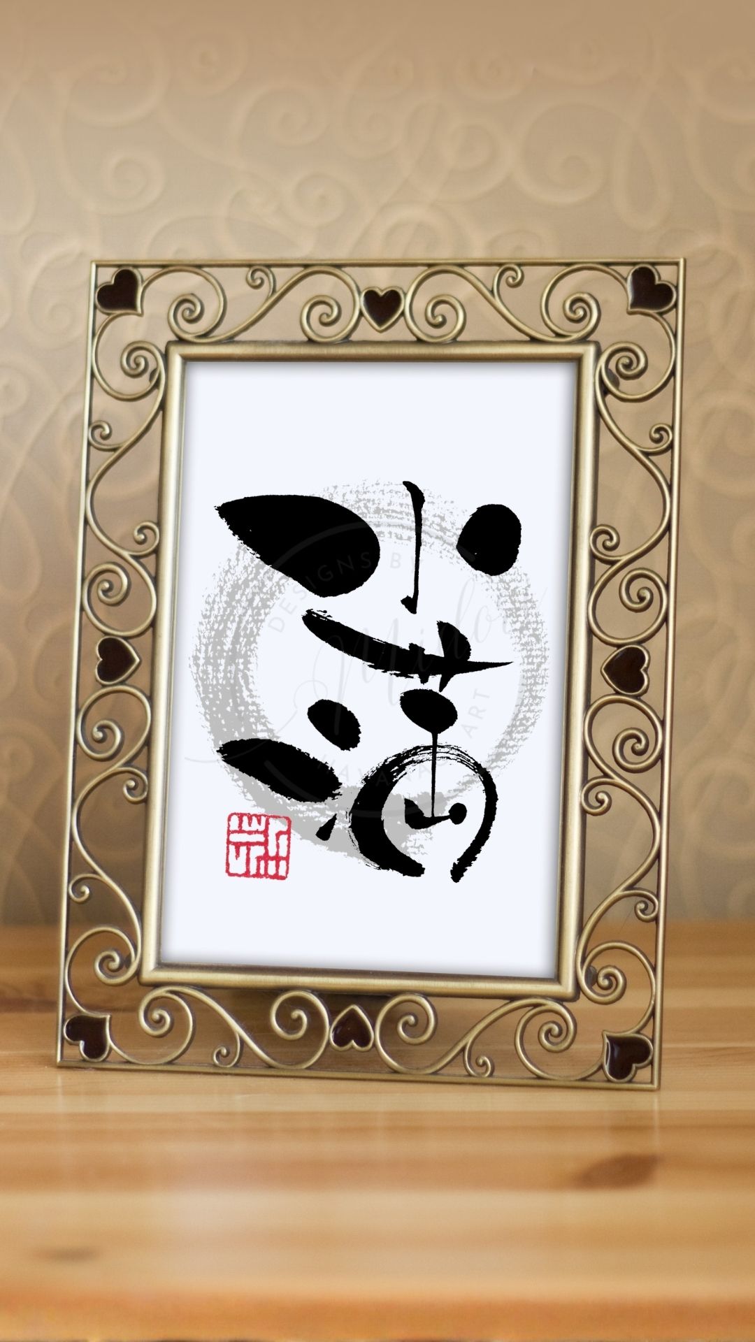 二十四節気『小満』（しょうまん）の筆文字アート作品